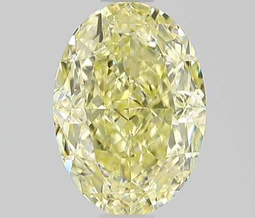 1.21 carat Fancy Yellow-VVS1 Natūralus Oval Deimantas (1)