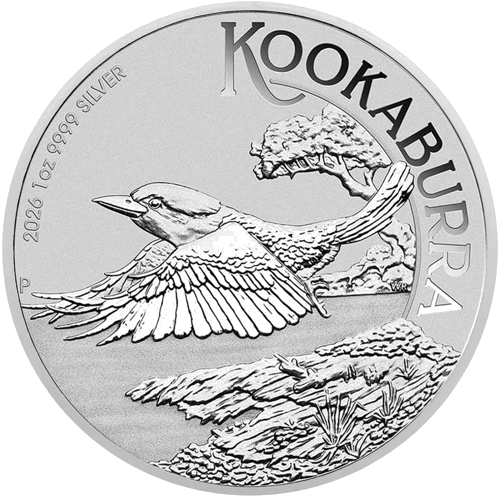2026 Kookaburra Австралия 1 унция Сребърна монета (1)
