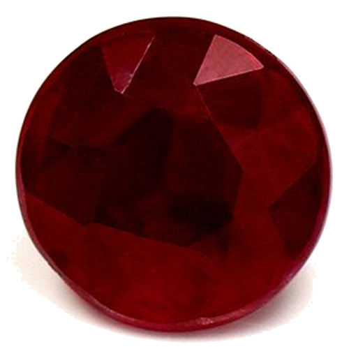 1.02 carat RED Round Rubinas (1)