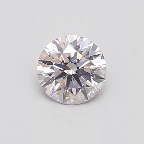 0.4 carat Very Light  Pink-SI2 GD cut Natūralus Round Deimantas (1)