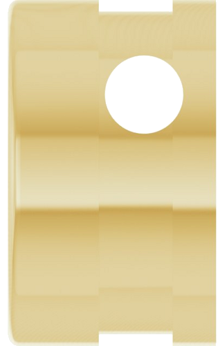 14K Yellow 7.8 mm Round Bezel-Set Slide Pendant Mounting (3)