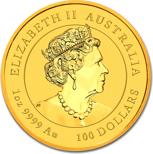 1 oz Pīles gads (Lunārs III) 2020 Austrālijas zelta monēta (3)