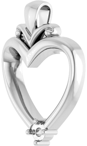 Pakabukas „Family Heart“ 925 Sidabro Round 3mm (2)