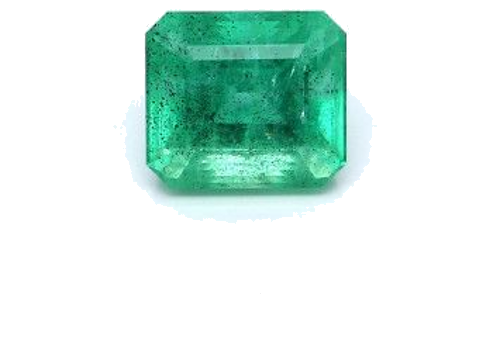 0.83 carat GREEN STEP cut Octagonal Smaragdas (1)