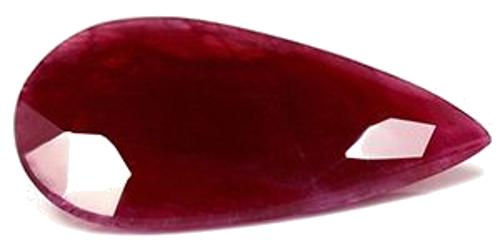 6.7 carat RED Pear Rubinas (1)