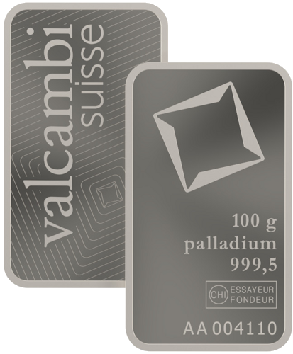 100 g paladžio luitas .995 Valcambi (5)