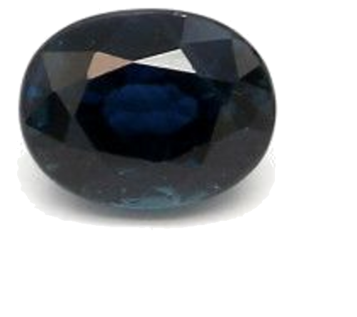 0.47 carat BLUE BRILLIANTSTEP cut Oval Safyras (1)