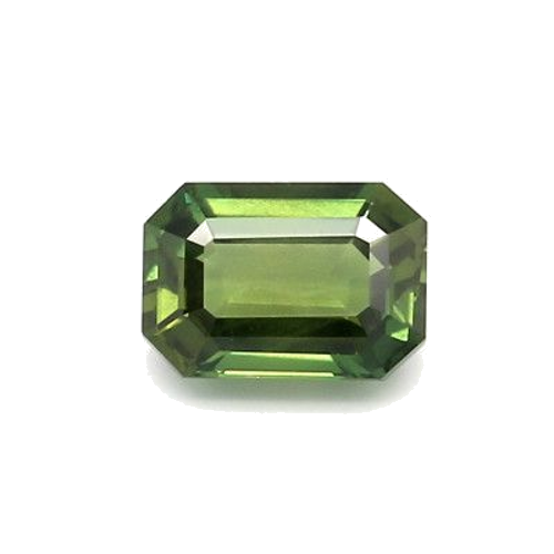 1.65 carat GREEN STEP cut Octagonal Safyras (1)