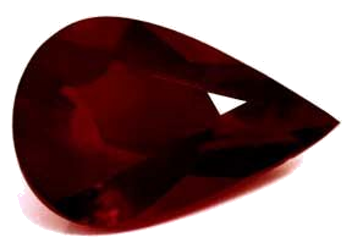 1.07 carat RED Pear Rubinas (1)