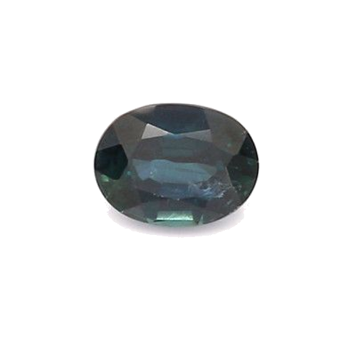 0.63 carat BLUE BRILLIANTSTEP cut Oval Safyras (1)