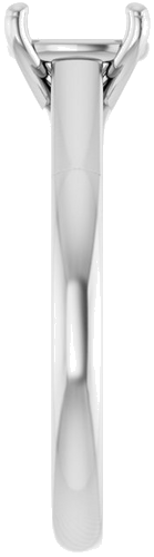 Sužadėtuvių Žiedas „Solitaire“ 585 Baltojo Aukso Cushion 7mm (4)