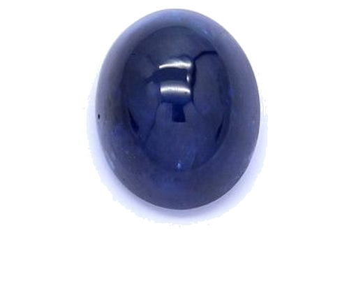 3.45 carat BLUE CABOCHON cut Oval Safyras (1)