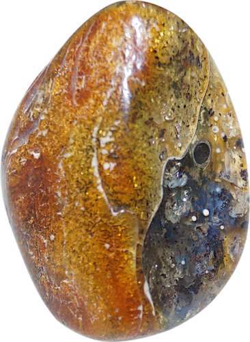 Синий янтарь 11,65 г (3)