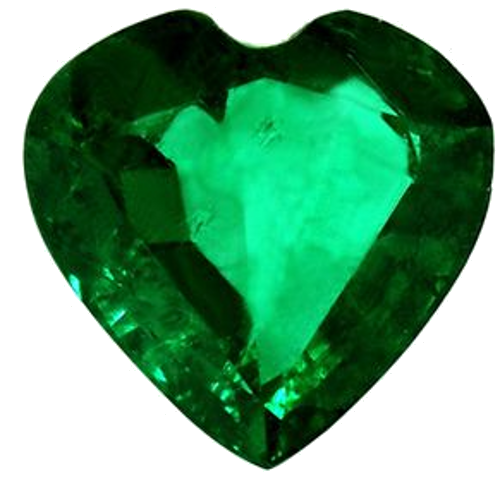 1.2 carat GREEN Heart Smaragdas (1)