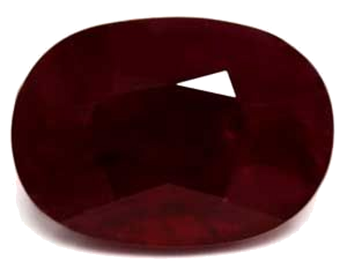 4.09 carat RED Oval Rubinas (1)