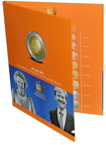 Album for Dutch 2 x euro coin sets and 2 euro coin (1)