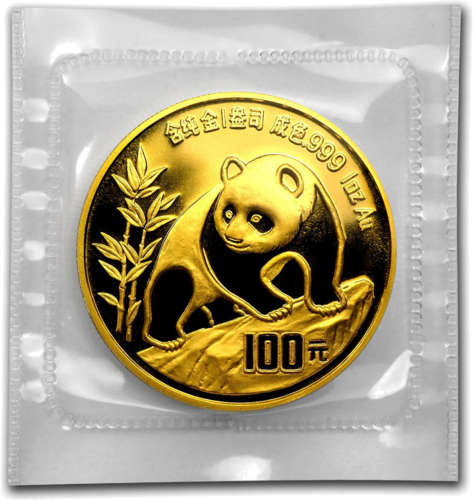 1 oz Panda 1990 Kinija auksinė moneta (3)
