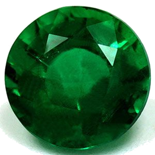 1.66 carat GREEN Round Smaragdas (1)