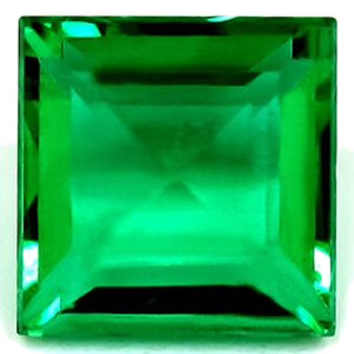 1.0 carat GREEN Square Smaragdas (1)