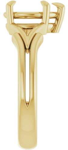 Sužadėtuvių Žiedas „Solitaire“ 585 Geltonojo Aukso Pear Shape 9mm x 6mm (4)