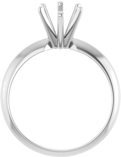 14K White 10.5x6.5 mm Pear Engagement Ring Mounting (2)