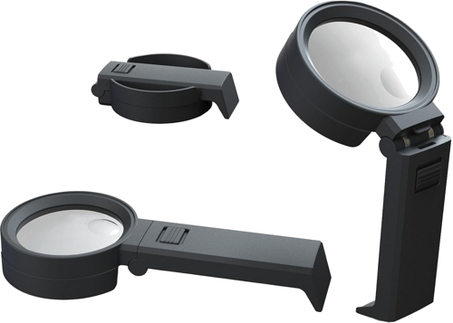 Saliekams palielināmais stikls 2x 5x (1)