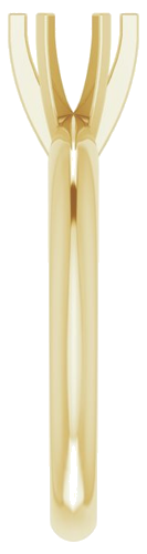 14K Yellow 5-5.3 mm Round 6-Prong Solitaire Ring Mounting (4)