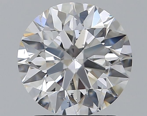 1.51 carat F-SI2 Excellent cut Natūralus Round Deimantas (1)