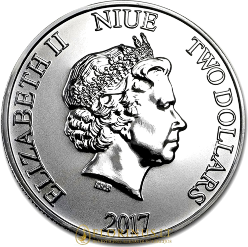 2017 Star Wars Darth Vader, Niue, 1 oz silver coin (2)