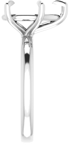 Sužadėtuvių Žiedas „Solitaire“ 585 Baltojo Aukso Pear Shape 12mm x 8mm (4)