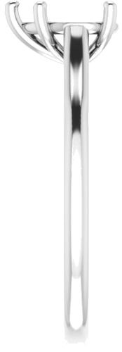 Sužadėtuvių Žiedas „Solitaire“ 585 Baltojo Aukso Pear Shape 8mm x 6mm (4)