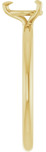 Sužadėtuvių Žiedas „Solitaire“ 585 Geltonojo Aukso Pear Shape 6mm x 4mm (4)