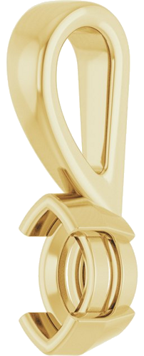 14K Yellow 5x3 mm Marquise Pendant Mounting (2)