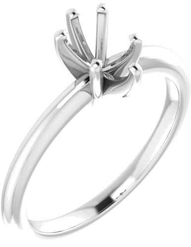 Sužadėtuvių Žiedas „Solitaire“ 585 Baltojo Aukso Pear Shape 7mm x 5mm (1)