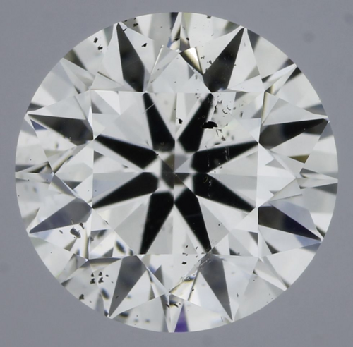 0.58 carat J-SI2 Very Good cut Natūralus Round Deimantas (1)