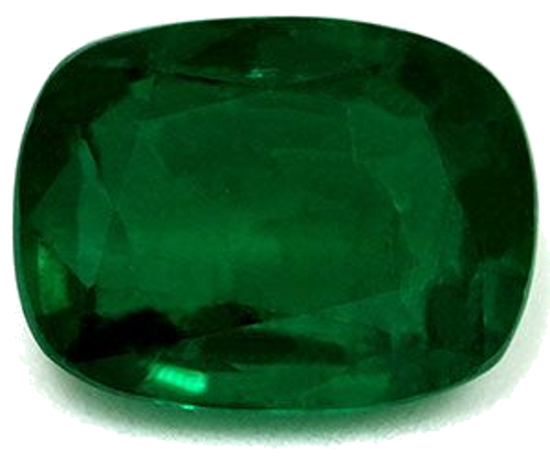 2.19 carat GREEN Cushion Smaragdas (1)