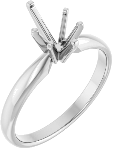 Sužadėtuvių Žiedas „Solitaire“ 585 Baltojo Aukso Pear Shape 8.5mm x 5mm (1)