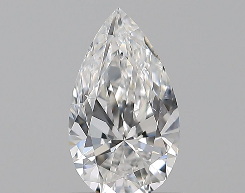 0.72 carat E-SI1 Natūralus Pear Deimantas (1)