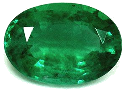 1.43 carat GREEN Oval Smaragdas (1)