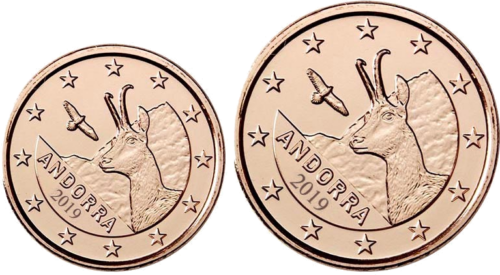 2019 Andorra 1 and 2 euro cents (1)