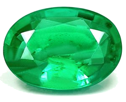 1.09 carat GREEN Oval Smaragdas (1)