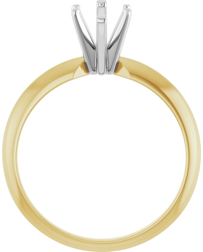 Sužadėtuvių Žiedas „Light Solitaire“ 585 Baltojo Ir Geltonojo Aukso Marquise 11.5mm x 5.5mm (2)