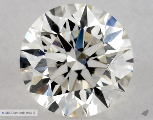 0.56 carat I-VS1 Excellent cut Natūralus Round Deimantas (1)