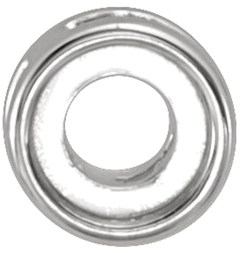 Pakabukas „Round Bezel-Set“ 585 Baltojo Aukso Round 3mm (1)