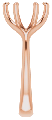 Sužadėtuvių Žiedas „Solitaire“ 585 Rožinis Aukso Round 9mm (4)