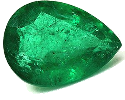 2.52 carat GREEN Pear Smaragdas (1)