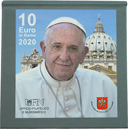 2020 Ватикан Микеланджело Пьета монета 10 евро (5)