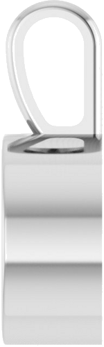 Pakabukas „Bezel-Set Solitaire“ 585 Baltojo Aukso Round 10mm (3)