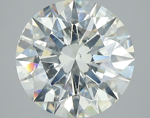 3.5 carat K-SI2 Excellent cut Natūralus Round Deimantas (1)