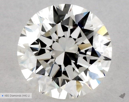 0.55 carat G-VVS2 Excellent cut Natūralus Round Deimantas (1)